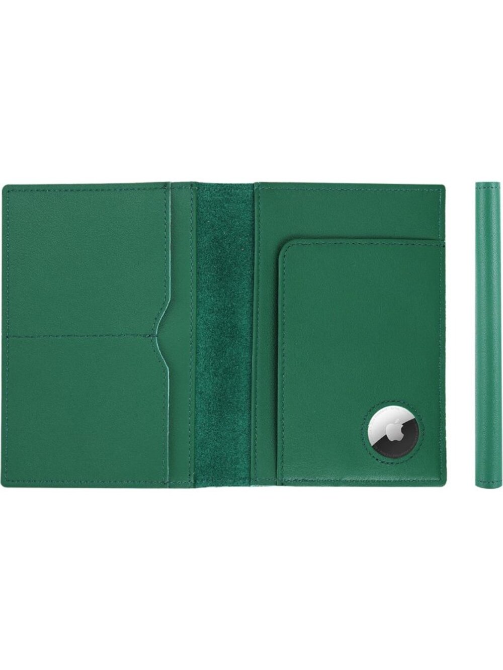 Minimalist Leather Passport Holder, RFID Blocking Travel Wallet, Slim Bifold